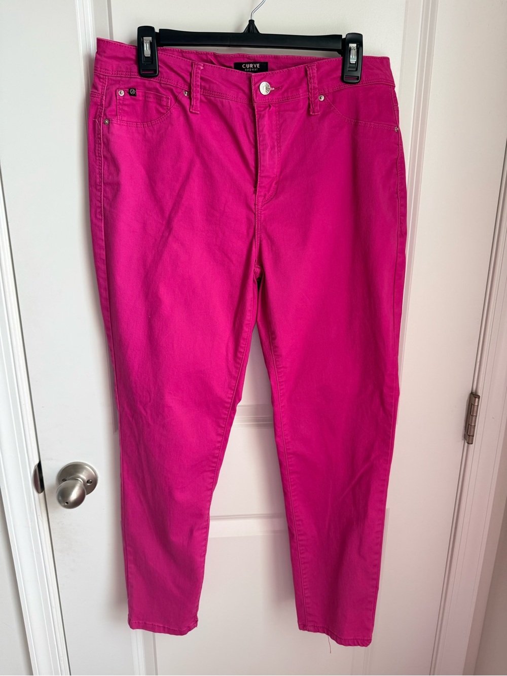 Curve Appeal Minimalist Jegging Jeans Fushia  Size 12